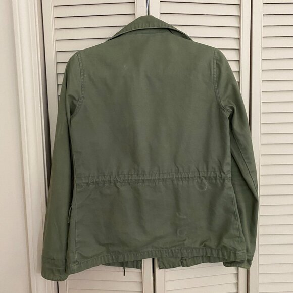 Ecote Urban Outfitters Green Canvas Utility Military Chore Coat Jacket Size XS - Picture 6 of 6